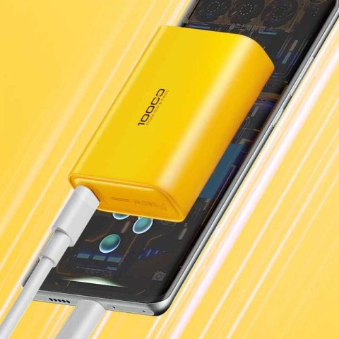 WEKOME WP-381 Tint Series - Power bank 10000 mAh Super Fast Charging USB-C PD 20W + USB-A QC3.0 22.5W (Żółty) WEKOME WP-381 Tint Series - Power bank 10000 mAh Super Fast Charging USB-C PD 20W + USB-A QC3.0 22.5W (Żółty)