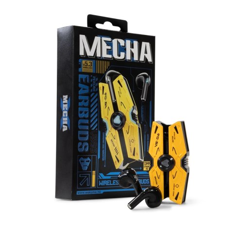 WEKOME VB06 Mecha Series - Bezprzewodowe słuchawki Bluetooth V5.3 TWS z etui ładującym (Żółty) WEKOME VB06 Mecha Series - Bezprzewodowe słuchawki Bluetooth V5.3 TWS z etui ładującym (Żółty)