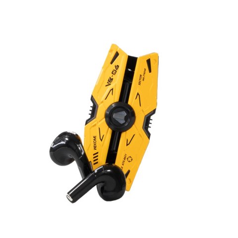 WEKOME VB06 Mecha Series - Bezprzewodowe słuchawki Bluetooth V5.3 TWS z etui ładującym (Żółty) WEKOME VB06 Mecha Series - Bezprzewodowe słuchawki Bluetooth V5.3 TWS z etui ładującym (Żółty)