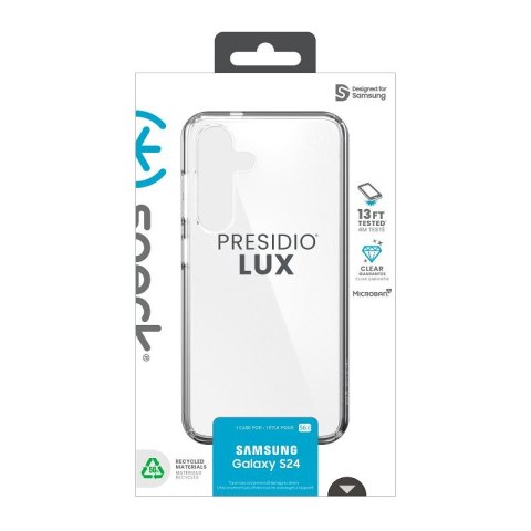Speck Presidio Perfect-Clear - Etui Samsung Galaxy S24 (Clear/Clear) Speck Presidio Perfect-Clear - Etui Samsung Galaxy S24 (Clear/Clear)