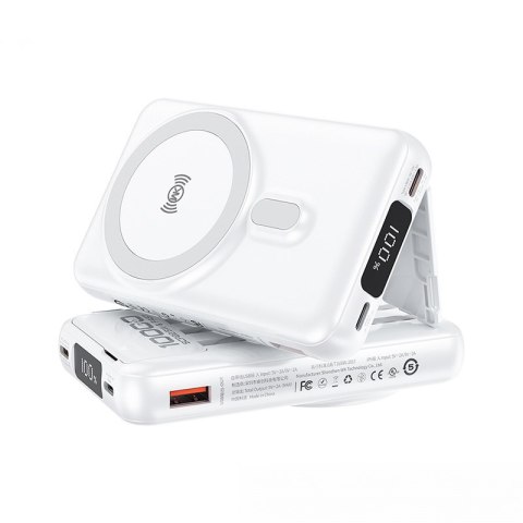 WEKOME WP-12 Tint Series - Power bank indukcyjny 10000 mAh MagSafe z wbudowanym kablem USB-C / Lightning / Micro USB / USB-A (Bi WEKOME WP-12 Tint Series - Power bank indukcyjny 10000 mAh MagSafe z wbudowanym kablem USB-C / Lightning / Micro USB / USB-A (Bi