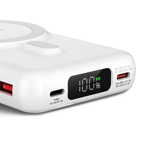 WEKOME WP-12 Tint Series - Power bank indukcyjny 10000 mAh MagSafe z wbudowanym kablem USB-C / Lightning / Micro USB / USB-A (Bi WEKOME WP-12 Tint Series - Power bank indukcyjny 10000 mAh MagSafe z wbudowanym kablem USB-C / Lightning / Micro USB / USB-A (Bi