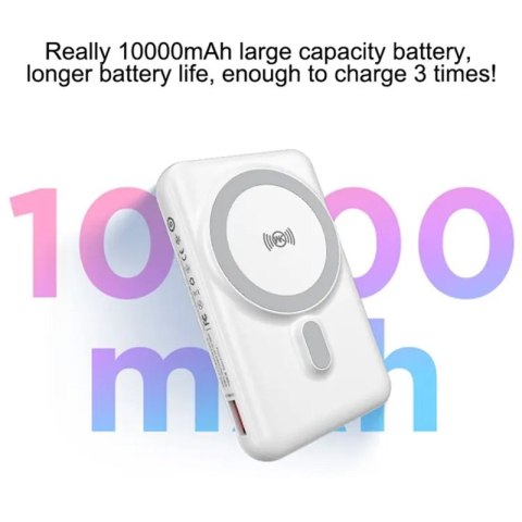 WEKOME WP-12 Tint Series - Power bank indukcyjny 10000 mAh MagSafe z wbudowanym kablem USB-C / Lightning / Micro USB / USB-A (Bi WEKOME WP-12 Tint Series - Power bank indukcyjny 10000 mAh MagSafe z wbudowanym kablem USB-C / Lightning / Micro USB / USB-A (Bi