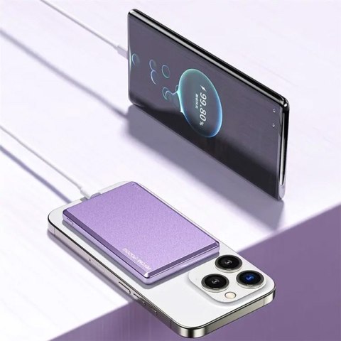 WEKOME WP-30 Mecha Series Ultra Thin - Power bank indukcyjny 5000 mAh Fast Charging PD 20W MagSafe (Tarnish) WEKOME WP-30 Mecha Series Ultra Thin - Power bank indukcyjny 5000 mAh Fast Charging PD 20W MagSafe (Tarnish)