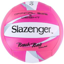 Slazenger - piłka do siatkówki plażowej rozmiar 4 (różowy)