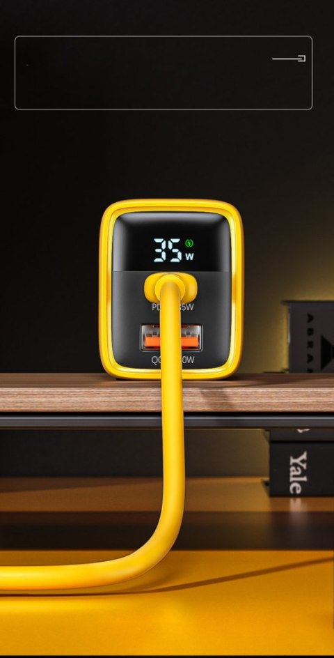 WEKOME WP-U25 Tint Series - Ładowarka sieciowa USB-C & USB-A Super Fast Charger GaN 35W (Biały) WEKOME WP-U25 Tint Series - Ładowarka sieciowa USB-C & USB-A Super Fast Charger GaN 35W (Biały)