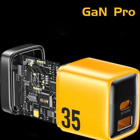 WEKOME WP-U25 Tint Series - Ładowarka sieciowa USB-C & USB-A Super Fast Charger GaN 35W (Biały) WEKOME WP-U25 Tint Series - Ładowarka sieciowa USB-C & USB-A Super Fast Charger GaN 35W (Biały)