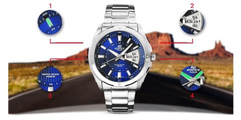 Zegarek Męski CASIO EDIFICE EF-129D-2AVEF Zegarek Męski CASIO EDIFICE EF-129D-2AVEF