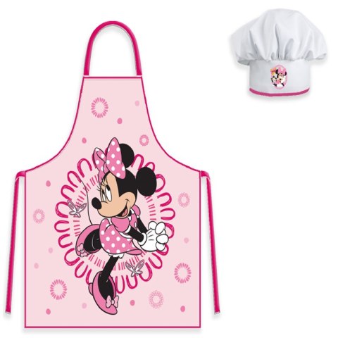 Fartuszek dziecięcy z czapką Minnie 003 Fartuszek dziecięcy z czapką Minnie 003
