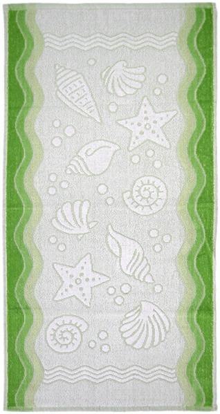 Ręcznik Flora Ocean 40x60 zielony bawełniany frotte 380 g/m2 Greno