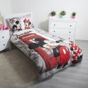 Pościel bawełniana 140x200 Myszka Mini i Miki 6770 Londyn Minnie Mickey Mouse poszewka 70x90