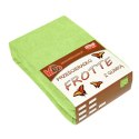 Prześcieradło frotte z gumką 80x160 limonkowe 058 grube 200g/m2 KARO