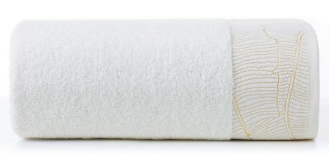 Ręcznik Metalic 50x90 kremowy 485g/m2 frotte Eurofirany Ręcznik Metalic 50x90 kremowy 485g/m2 frotte Eurofirany