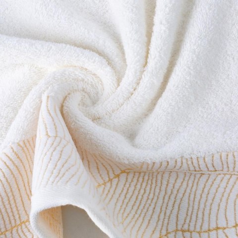 Ręcznik Metalic 50x90 kremowy 485g/m2 frotte Eurofirany Ręcznik Metalic 50x90 kremowy 485g/m2 frotte Eurofirany