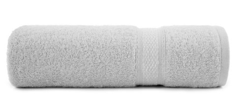 Ręcznik 70x140 Altea srebrny z ozdobną bordiurą z melanżowym pasem frotte 500 g/m2 Eurofirany Ręcznik 70x140 Altea srebrny z ozdobną bordiurą z melanżowym pasem frotte 500 g/m2 Eurofirany