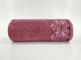 Ręcznik Bella 30x50 purpurowy 450 g/m2 frotte