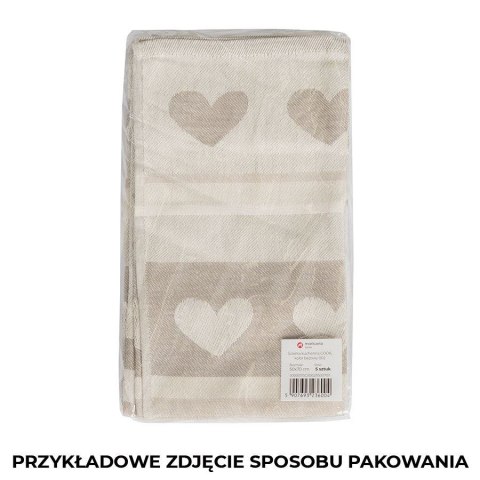 KRATI Ścierka kuchenna, rozmiar 50x70cm, kolor szaro-beżowy 002 S00005/SCI/002/050070/1 KRATI Ścierka kuchenna, rozmiar 50x70cm, kolor szaro-beżowy 002 S00005/SCI/002/050070/1