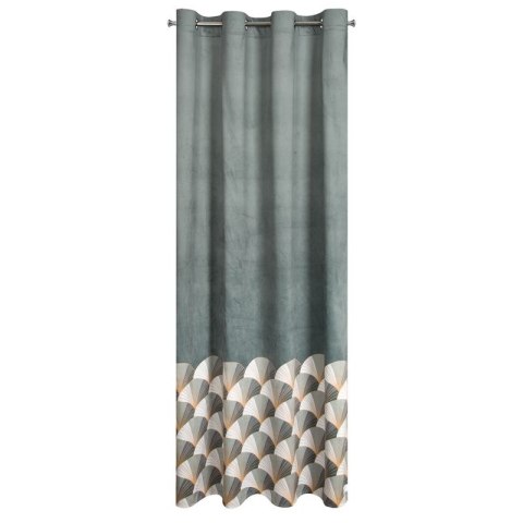 Zasłona gotowa d91 gina 140x250 cm stalowy Zasłona gotowa d91 gina 140x250 cm stalowy