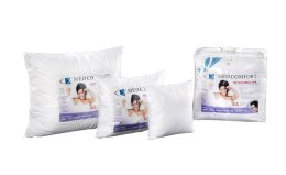 Poduszka antyalergiczna 70x80 Med Comfort rulon 1 kg biała z zamkiem 100% microfibra AMW