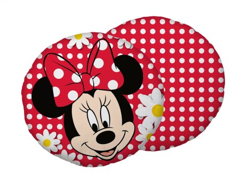 Poduszka dekoracyjna 40 cm Minnie Red 03 Myszka mini czerwona polarowa kształtka przytulanka