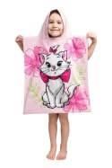 Poncho dla dzieci 50x115 Kotka Marie Cat 2589 różowe ręcznik z kapturem