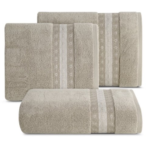 Ręcznik 50x90 Malika beżowy frotte 500g/m2 Eurofirany Ręcznik 50x90 Malika beżowy frotte 500g/m2 Eurofirany