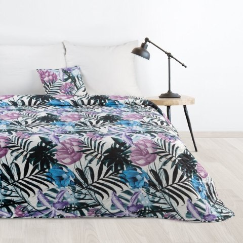 Narzuta dekoracyjna 220x240 Malibu turkusowa wrzosowa liście D91 A Narzuta dekoracyjna 220x240 Malibu turkusowa wrzosowa liście D91 A
