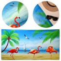 Ręcznik plażowy Summer Paradise 70x140 Flamingi