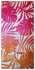 Ręcznik plażowy Summer Pink 70x140 Monstera różowy