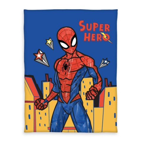 Kocyk polarowy 130x170 Spiderman pled dziecięcy H23