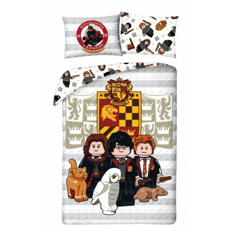 Pościel bawełniana 140x200 Lego Bedding Harry Potter dziecięca z poszewką 70x90 Kids 09