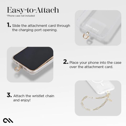 Case-Mate Link Chain Phone Wristlet - Uniwersalna smyczka do telefonu (Gold) Case-Mate Link Chain Phone Wristlet - Uniwersalna smyczka do telefonu (Gold)