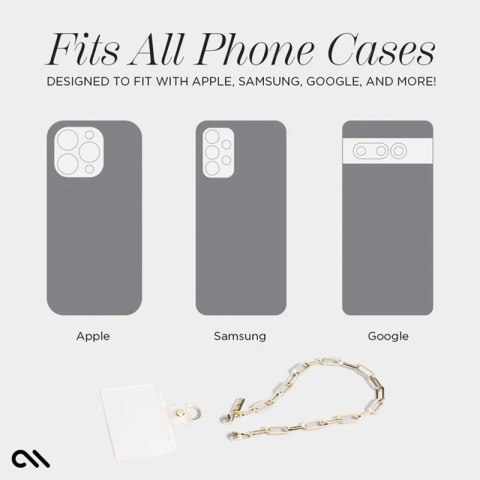 Case-Mate Link Chain Phone Wristlet - Uniwersalna smyczka do telefonu (Gold) Case-Mate Link Chain Phone Wristlet - Uniwersalna smyczka do telefonu (Gold)