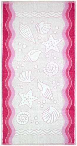 Ręcznik Flora Ocean 40x60 różowy bawełniany frotte 380 g/m2 Greno