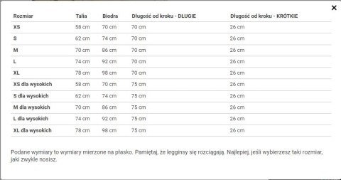 Długie Legginsy z Wysokim Stanem - Mysitc Długie Legginsy z Wysokim Stanem - Mysitc