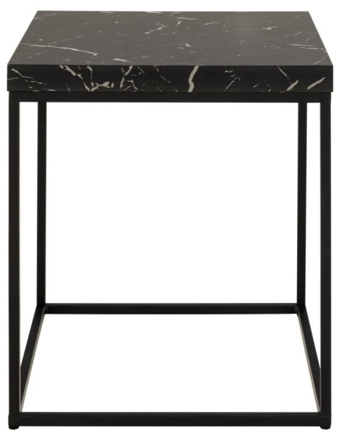 Stolik Barossa 40x40cm czarny marmur Stolik Barossa 40x40cm czarny marmur