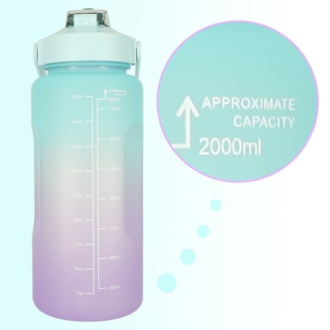 Butelka na wodę bidon 2000ml Butelka na wodę bidon 2000ml
