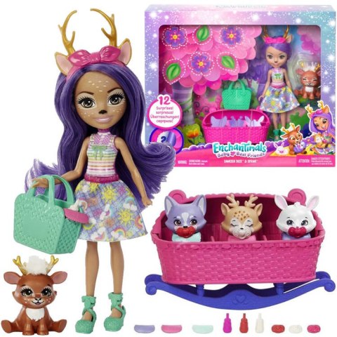 Enchantimals Lalka Danessa Deer jelonek Sprint + niespodzianka ZA5110