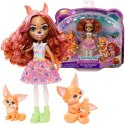 Enchantimals Lalka Filigree Fox zestaw lisia rodzinka Perk ZA5106