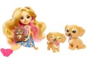 Enchantimals Lalka Golden Retriever figurki szczeniaków wiewiórka ZA5088