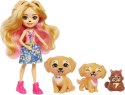 Enchantimals Lalka Golden Retriever figurki szczeniaków wiewiórka ZA5088