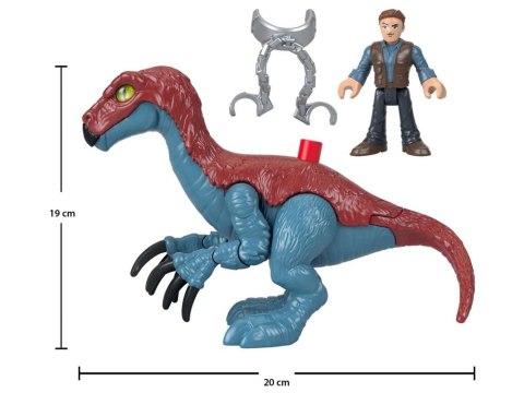 Jurassic World zestaw Imaginext figurki Therizinosaurus + Owen ZA5096 Jurassic World zestaw Imaginext figurki Therizinosaurus + Owen ZA5096