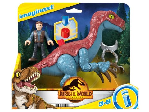 Jurassic World zestaw Imaginext figurki Therizinosaurus + Owen ZA5096 Jurassic World zestaw Imaginext figurki Therizinosaurus + Owen ZA5096