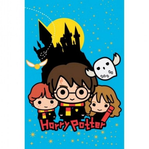 Koc kocyk polarowy 100x150 Harry Potter niebieski pled dziecięcy Kids 12 Halantex