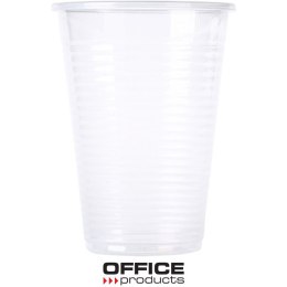 Kubek plastikowy Office Products 200ml termiczny transparentny (100)