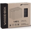 SKRZYNIA OGRODOWA 140L ANTRACYT WOODEBOX