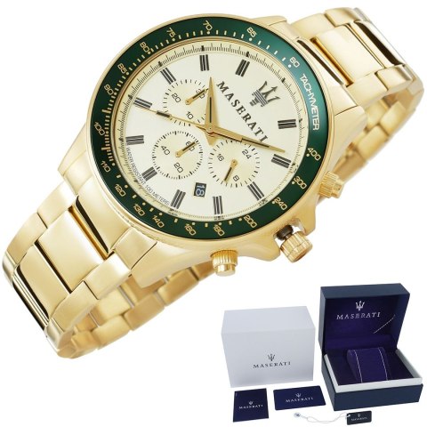Zegarek Męski Maserati Sfida R8873640005 + BOX Zegarek Męski Maserati Sfida R8873640005 + BOX