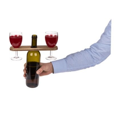 Drewniany stojak na wino Drewniany stojak na wino