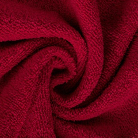 Ręcznik 50x90 Amanda czerwony z ozdobną welurową bordiurą w pasy frotte 500 g/m2 Eurofirany Ręcznik 50x90 Amanda czerwony z ozdobną welurową bordiurą w pasy frotte 500 g/m2 Eurofirany
