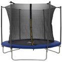 TRAMPOLINA DUNLOP Z SIATKĄ WEWNĘTRZNĄ fi244cm